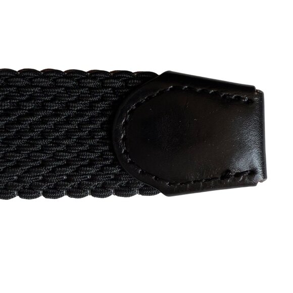Tommy Bahama Leather Stretch Braided Reversible Belt Men's Small (32-36) Black - Picture 8 of 8